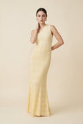 Riviera Baby Yellow One-Shoulder Dress | Casa Maly