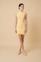 Amelia Butter Lightweight Knit Maxi Dress | Casa Maly