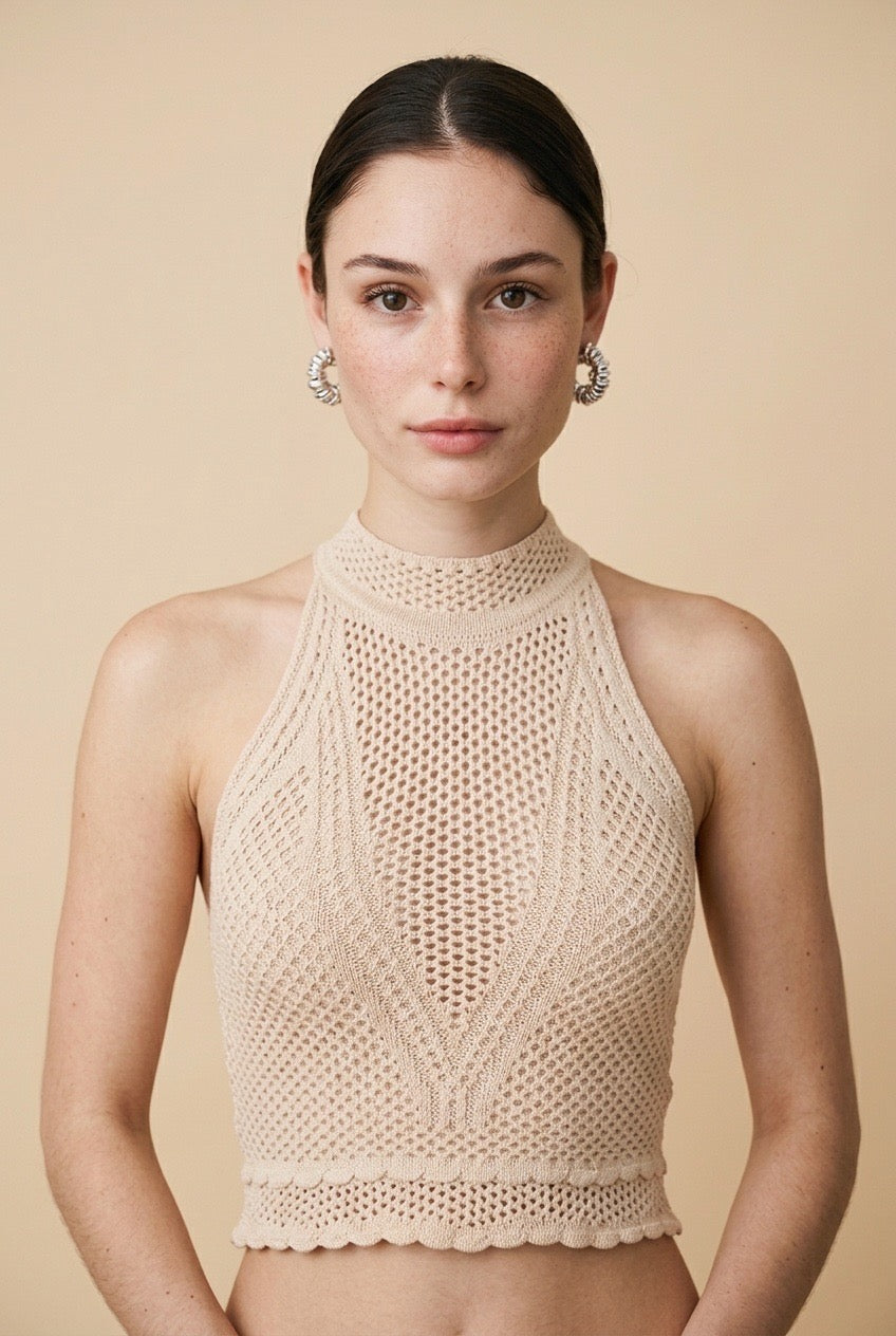 Top Triangle Beige | Casa Maly